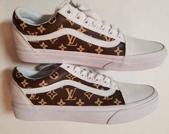 louis vuitton white reflective vans|louis vuitton sneakers women.